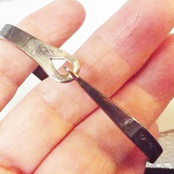 SIGNED STERLING INSPIRED BY LOVE AND FRIENDSHIP INSCRIBED SCRIPT BRACELET H - Picture 4 of 5